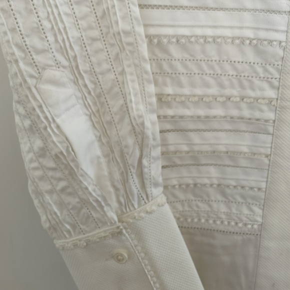 Burberry white Oxford style button down dress - Picture 3 of 4